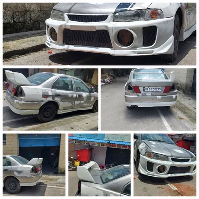 Mitsubishi Lancer custom fiberglass body kit